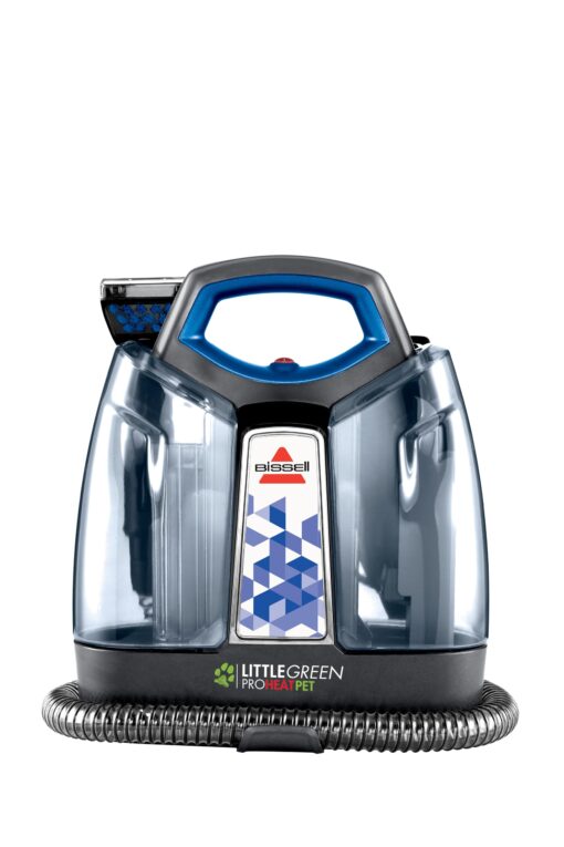BISSELL Little Green Proheat Portable Deep Cleaner/Spot Cleaner and Car/Auto Detailer with Self-Cleaning HydroRinse Tool for Carpet and Upholstery, Blue