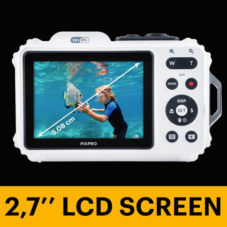 Kodak Pixpro WPZ2 - Compact Digital Camera 16M Pixels, Waterproof to 15m, Shockproof, Video 720p, LCD Screen 2.7 - Li-ion Battery, White - Image 6