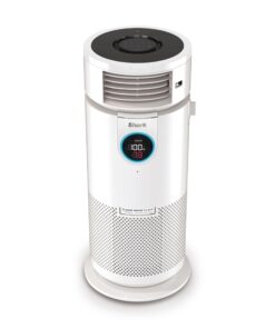 Shark 3-in-1 Clean Sense Air Purifier, Heater & Fan, HEPA Filter, 500 Sq Ft, Oscillating, Captures 99.98% of Particles for Clean Air, Dust, Smoke & Allergens, White, HC450