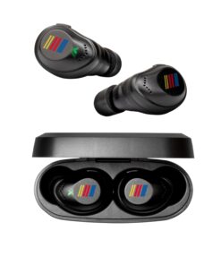 AXIL XCOR PRO NASCAR Wireless Earbuds Bluetooth — HearPRO Buds with Touch Control — Bluetooth Enhancement — Hearing Protection — Dust & Water Resistant — Wind Resistant True Wireless Earbuds