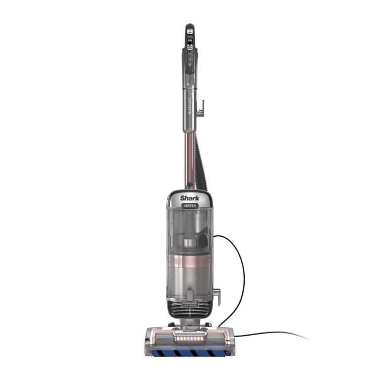 Shark AZ2002 Vertex DuoClean PowerFins Upright Vacuum with Powered Lift-Away Self-Cleaning Brushroll and HEPA Filter, 1 Quart Dust Cup Capacity, Rose Gold (Renewed)