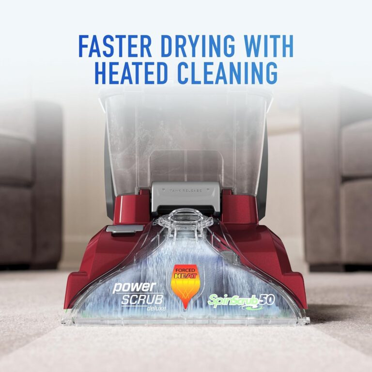 Hoover Power Scrub Deluxe Carpet Cleaner Machine with Paws & Claws Carpet Cleaning Solution (64oz), FH50150, AH30925 - Image 6