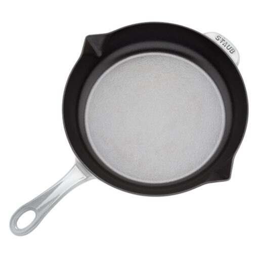 Staub Cast Iron 10-inch Fry Pan - Graphite Grey, Made in France - Image 7