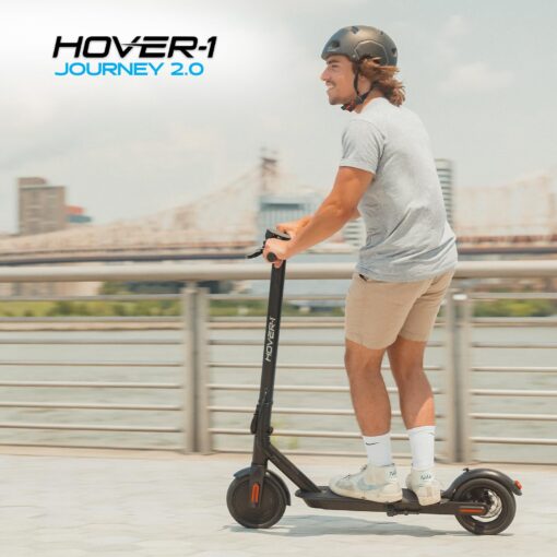 Hover-1 Journey 2.0 Foldable Electric Scooter for Adults with 350W Brushless Motor, 15 mph Max Speed, 8.5” Air-Filled Tires and 16 Mile Range - Image 2