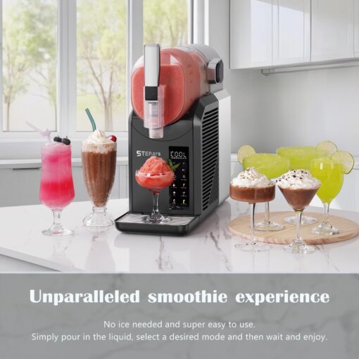 STERAYS Slushie Machine,Slushy Machine for Home,6 Preset Programs,Auto Cleaning,No Ice Needed, Frozen Drink Maker for Milk Shakes,Frappe,Margarita Smoothie,Slush,and more - Image 7