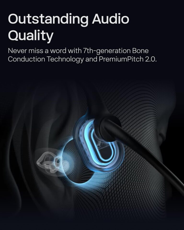 OpenComm2 UC 2025 Upgrade - Open-Ear Wireless Computer Headset with Boom Mic, Bone Conduction Bluetooth Stereo Headphones, USB-C Dongle Compatible with PC and Mac, Zoom Certified - C120 UC - Image 6