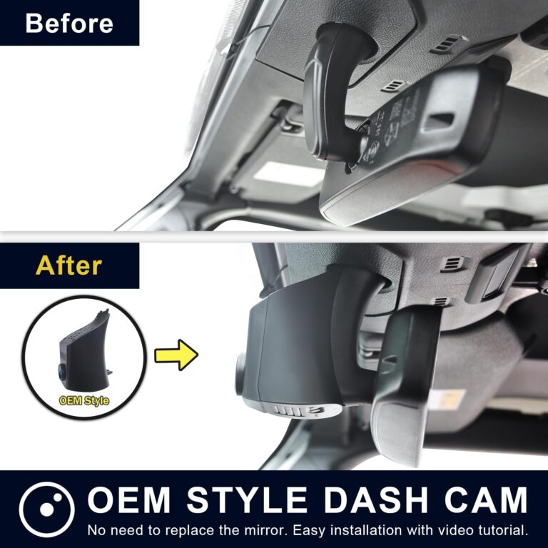 Mangoal 4K Dash Cam Custom Fit for Jeep Gladiator JT 2018 2019 2020 2021 2022 2023 2024 Mojave Overland & Wrangler JL 2018-2024 etc,Integrated OEM Look, UHD 2160P, App & WiFi,64GB Card - Image 5