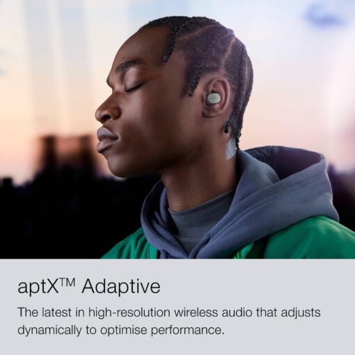 Bowers & Wilkins Pi6 Wireless Earbuds (Cloud Grey), in-Ear Bluetooth Earphones with aptX Adaptive & 12mm Drivers, Bespoke Active Noise Cancelling Earbuds, 3 Built-in Mics, 15-Min Quick Charging - Image 6