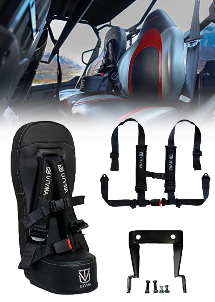 Rear Bump Seat Compatible With The Teryx 4 W/ 4-Point Harness | Center Seat | Middle Seat | Kid Seat | Hump Seat | Little Seat