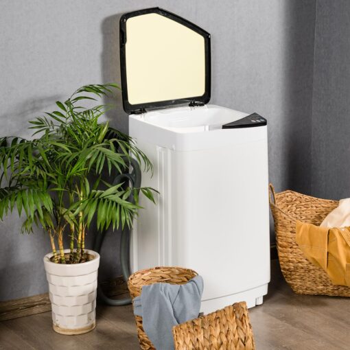 Waterjoy Portable Washing Machines, 7.7 lbs Load Capacity Portable Washer and Dryer Combo with Built-in Barrel Light & LED Display for Household and Apartment （Yellow） - Image 7