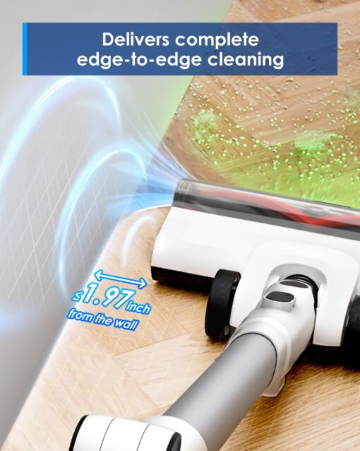Tineco Pure ONE A50S Cordless Stick Vacuum Cleaner, 185W Suction,1L Larger Dustbin, 3DSense Power Brush, PureCyclone Tech, Up to 70Min Runtime, Easily Tackles Large Debris - Image 6