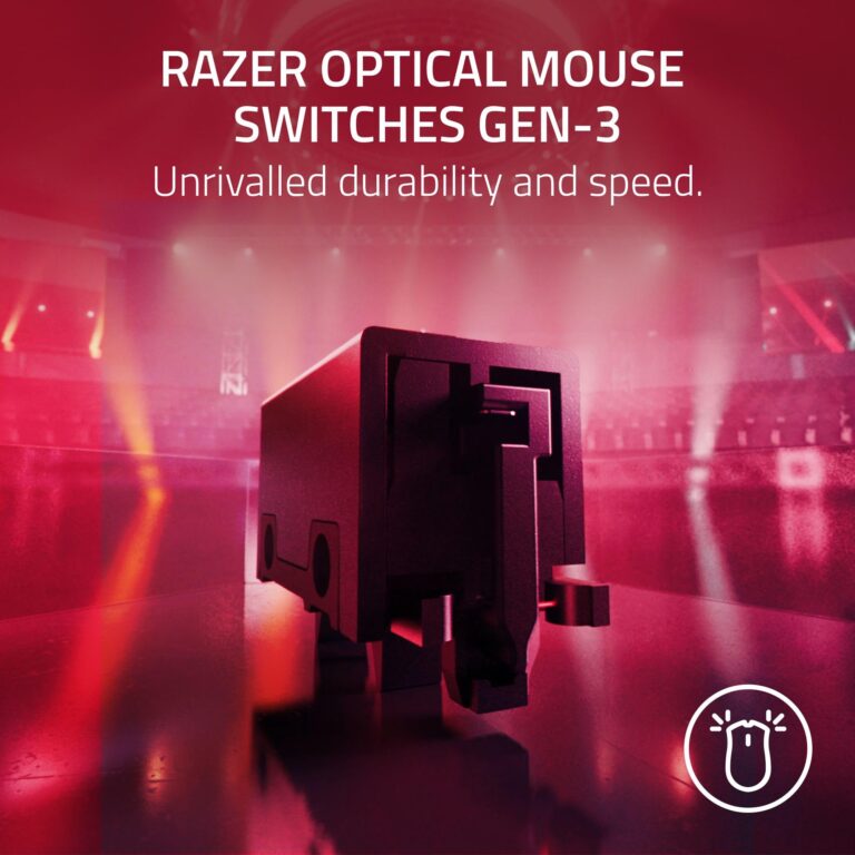 Razer Viper V3 Pro Wireless Esports Gaming Mouse: Symmetrical - 54g Lightweight - 8K Polling - 35K Optical Sensor - Gen3 Optical Switches - 8 Programmable Controls - 95 Hr Battery - Sentinels Edition - Image 4