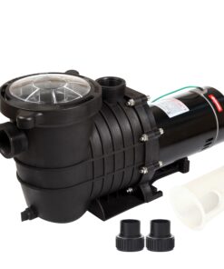 TOPWAY 2HP 110V/230V Dual Voltage Swimming Pool Pump 114GPM Filter Garden lnground and Above Ground Pools Water Pump