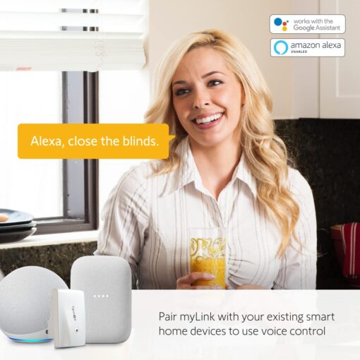 somfy myLink RTS Hub - Control Motorized Blinds, Shades, Curtains & Awnings with Alexa & Google Assistant - Quick Setup, 16-Channel Control, Wake Up to Sunshine, Wi-Fi Connection - #1811403 - Image 4