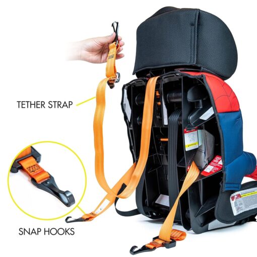 KidsEmbrace Marvel Spider-Man 2-in-1 Forward-Facing Booster Car Seat LATCH | 5-Point Harness Booster 22-65lbs converts to Belt-Positioning Booster 40-100lbs | Adjustable - Image 6