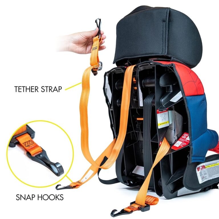 KidsEmbrace Marvel Spider-Man 2-in-1 Forward-Facing Booster Car Seat LATCH | 5-Point Harness Booster 22-65lbs converts to Belt-Positioning Booster 40-100lbs | Adjustable - Image 6