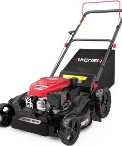 AMERISUN Gas Lawn Mower, 21" with 144cc 4-Cycle OHV Engine 3-in-1 Walk-Behind Push Lawn Mower (AV8621P1)