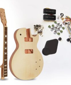 Batking DIY Guitar Kits With P90 Pickup, Build Your Own Unfinished Electric Guitars Project Package with All Accessories (P90 Pickup Guitar KIT)
