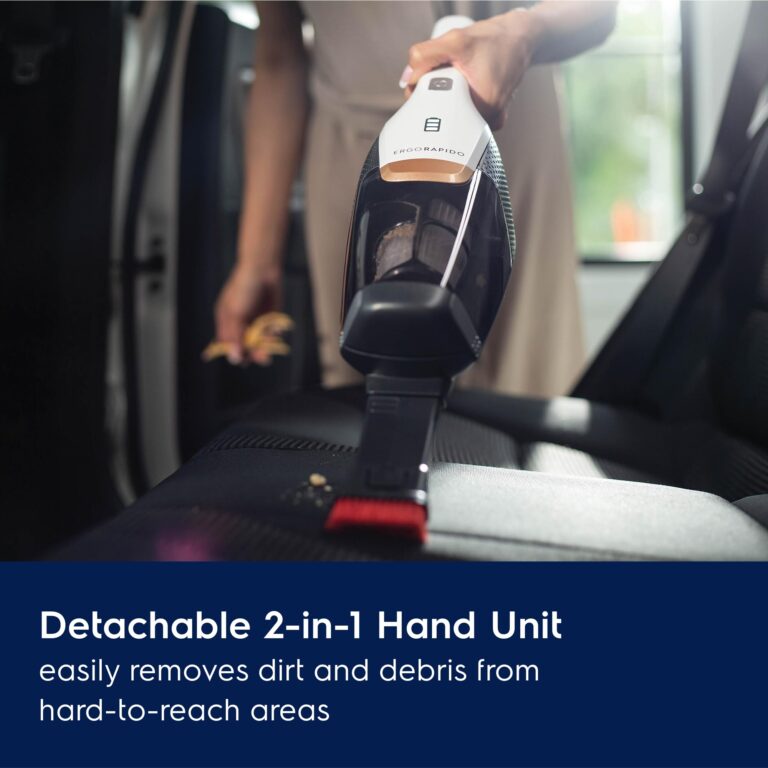 Electrolux Ergorapido Cordless 2-in-1 Vacuum Cleaner with High Suction Power and 180-Degree EasySteer Mobility, 48-Minute Run Time, 2 Power Modes, Satin White - Image 4