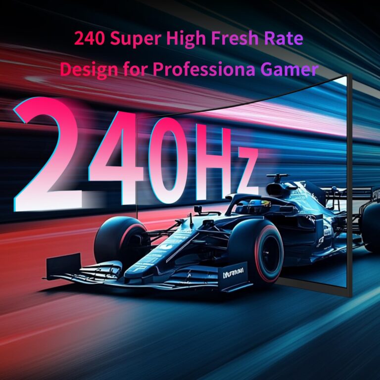 KTC 32Inch 240Hz Curved Gaming Monitor, 1000R VA, QHD(2560x1440p), 4000:1 Contrast, Support FreeSync GSync, HDMI2.0(144hz)/DP1.4(240hz)/Earphone, Tilt, Xbox PS5 Switch, 2K Computer Monitor for Gamer - Image 9