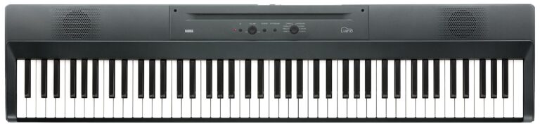 Korg Liano Portable 88-key Digital Piano w/ Semi-Weighted Keys, Bass Reflex Speakers and includes a Sustain Pedal & Power Adapter - Gray - Image 5