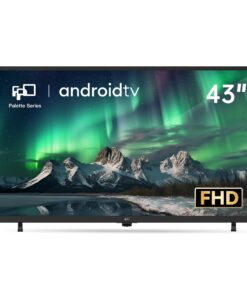 FPD 43 Inch Smart TV Flat Screen Frame LED Television Full HD 1080p Google Cast Built in, Streaming Live Ultra Thin HDR10 Android TV, Bluetooth, Vesa, Hdmi, WiFi (Palette-Series 2025)