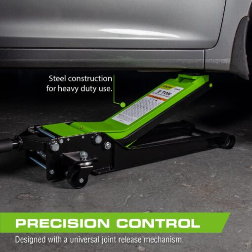 ARCAN Tools 2-Ton Extra Long Reach Low Profile Steel Floor Jack (A20016) - Image 2