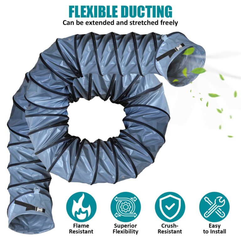 33FT Premium PVC Flexible Duct Hosing for Exhaust Fan -20 to 180°F (20 Inch ID) - Image 4