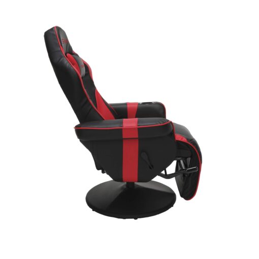 RESPAWN 900 Gaming Recliner - Video Games Console Recliner Chair, Computer Recliner, Adjustable Leg Rest and Recline, Recliner with Cupholder, Reclining Gaming Chair with Footrest - Red - Image 7