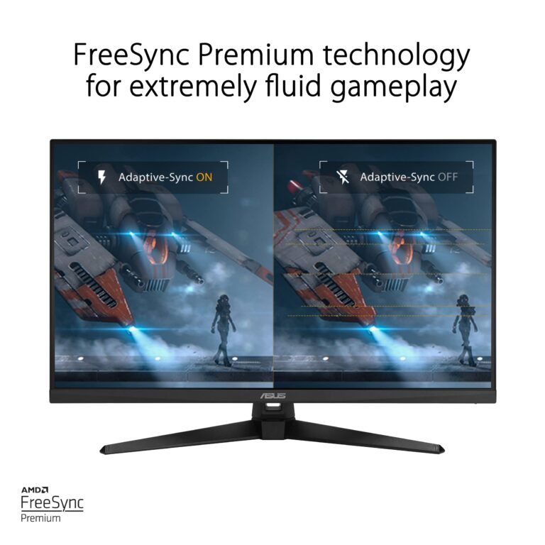 ASUS TUF Gaming 32” (31.5-inch viewable) 1080P Gaming Monitor (VG328QA1A) - Full HD, 170Hz, 1ms, Extreme Low Motion Blur, FreeSync Premium, Eye Care, Shadow Boost, HDMI, Tilt Adjustable,Black - Image 11