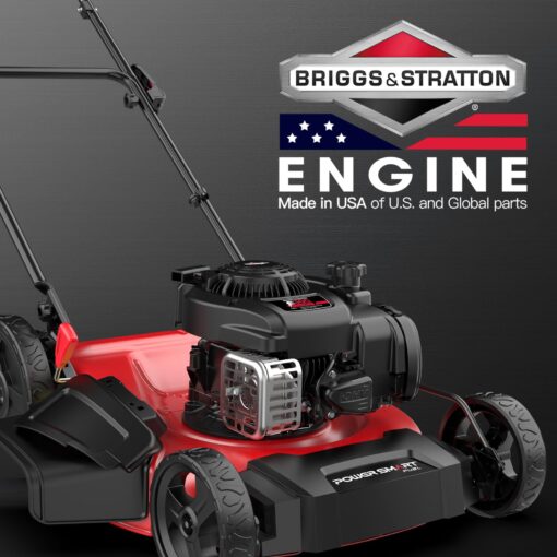 PowerSmart 21" 2-in-1 Push Lawn Mower, 125cc Engine, Adjustable Cutting Height, Lightweight, Easy Assembly - Image 2