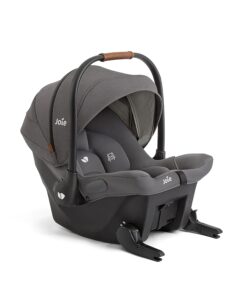 Joie Mint Latch Baseless Infant Car Seat – Lightweight, Built-in Rigid Latch Connectors and Side Impact Protection – No Base Installation Required (Thunder)