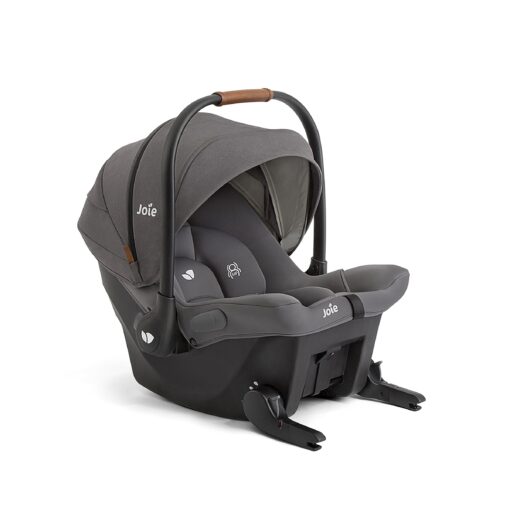 Joie Mint Latch Baseless Infant Car Seat – Lightweight, Built-in Rigid Latch Connectors and Side Impact Protection – No Base Installation Required (Thunder)