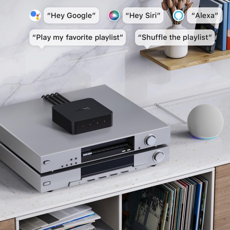 WiiM Pro Plus AirPlay 2 Receiver, Google Cast Audio, Multiroom Streamer with Premium AKM DAC, Voice Remote, Works with Alexa/Siri/Google, Stream Hi-Res Audio from Spotify, Amazon Music, Tidal and More - Image 5