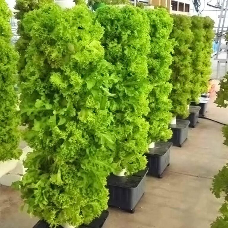 Hydroponic Growing Sytem Gardening Indoor Grow Kits Vertical Grow Tower Self-watering Growing System15 Layer 45 Plants Sites,for Fresh Herb Garden, Fruits, Vegetables - Image 8