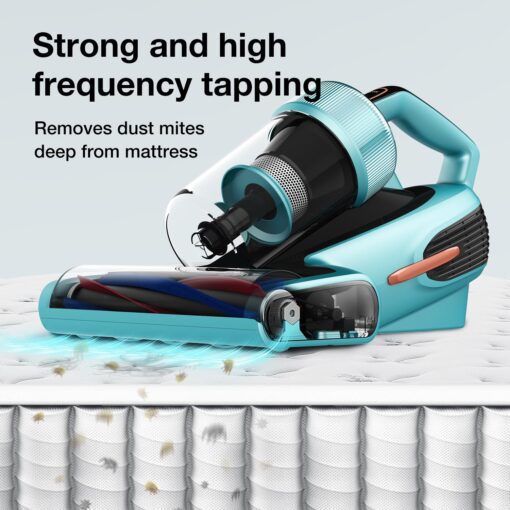 Jimmy Mattress Vacuum Cleaner, Bed Vacuum Cleaner with UV-C & Ultrasonic & 5s Quick Heating, 16Kpa Suction 480W Handheld Vacuums for Dust & Pet Hair with HEPA(BX7 Pro, Corded) - Image 4