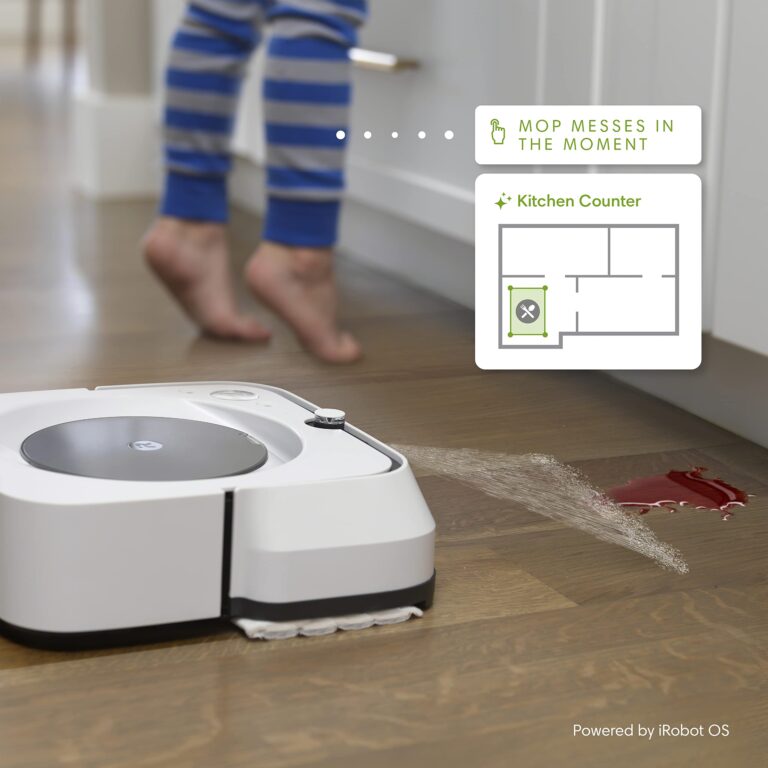 iRobot Braava Jet M6 (6110) Ultimate Robot Mop- Wi-Fi Connected, Precision Jet Spray, Smart Mapping, Works with Alexa, Ideal for Multiple Rooms, Recharges and Resumes, White - Image 8