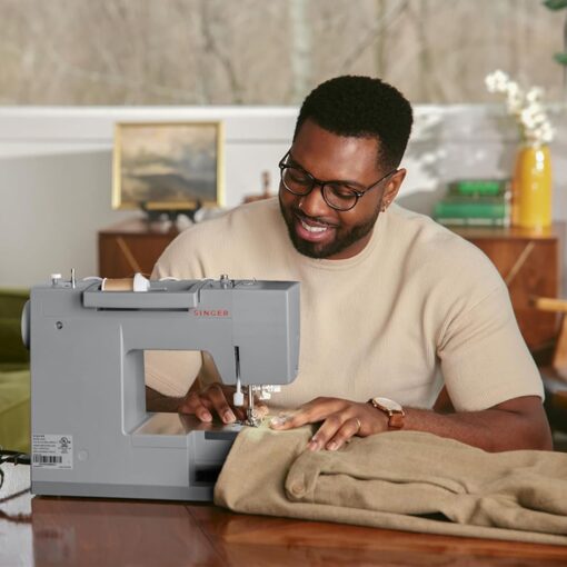 SINGER Heavy Duty 4432 High Speed Sewing Machine with Accessory Kit | Strong Motor With Enhanced Piercing Power, 110 Stitch Applications, Full Metal frame, 1-step Buttonhole & LED Light - Image 4