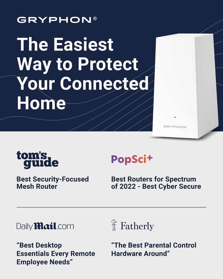Gryphon AX – Ultra-Fast Mesh WiFi 6 Parental Control Router – Advanced Content Filters and Next-Gen Firewall - 4.3 Gbps Across 3,000 sq. ft. per Router for Multi-Device Households - Image 3