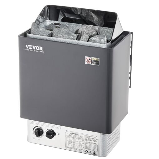 VEVOR Sauna Heater,220V Electric Sauna Stove, Steam Bath Sauna Heater 3h Timer and Adjustable Temp for Max. 176-318 Cubic Feet, (4.5KW) FCC Certification - Image 3