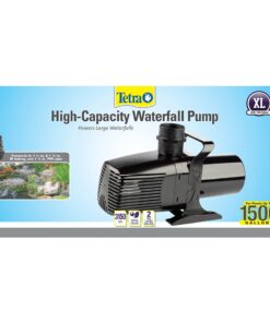 Tetra 14941 pond Waterfall Pump for Ponds, Debris 3150 Gph Handling Pump High Capacity,Ponds Up to 1500 Gallons