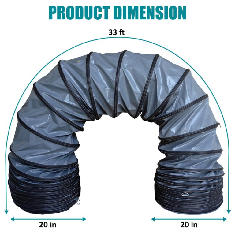 33FT Premium PVC Flexible Duct Hosing for Exhaust Fan -20 to 180°F (20 Inch ID) - Image 6