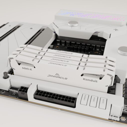Timetec Pinnacle Konduit 128GB KIT(4x32GB) DDR4 3200MHz PC4-25600 CL16-18-18-38 XMP2.0 Overclocking 1.35V Dual Rank Compatible for AMD and Intel Desktop Gaming PC Memory Module - White - Image 8