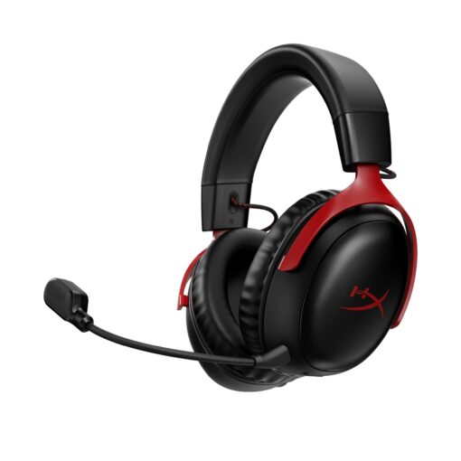 HyperX Cloud III Wireless – Gaming Headset for PC, PS5, PS4, up to 120-hour Battery, 2.4GHz Wireless & QuadCast S RGB USB Condenser Microphone with Shock Mount for Gaming, Streaming, Podcasts - Image 7