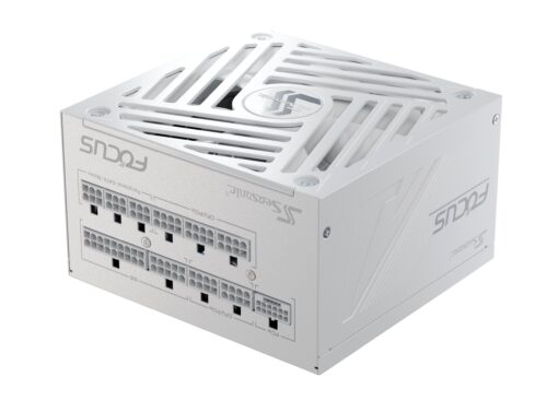 Seasonic Focus GX-1000 White ATX3, 1000W 80+ Gold Full-Modular, Fan Control in Fanless, Silent, Cooling Mode, 10 Year Warranty, Power Supply for Gaming and Various Application, SRP-FGX102-A5A32SF.