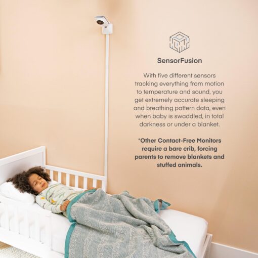 Miku Pro (Upgraded) Smart Baby Monitor Camera, Wall Mount & Floor Stand, Real Time Breathing & Sleep Tracking, Contact Free, Instant Alerts, Safe Sleep, Requires Additional Monthly Membership - Image 5