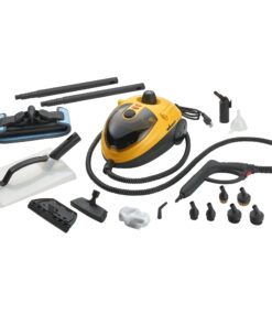 Wagner Spraytech 0282014 915e On-Demand Steam Cleaner & Wallpaper Removal, Multipurpose Power Steamer, 18 Attachments Included (Some Pieces Included in Storage Compartment) For Floor