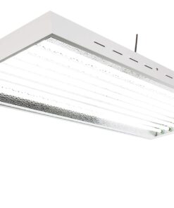 4Ft X 19in 8 Lamps 400W T5 Fluorescent Grow Lights with 40000 Lumens and 6500K Sun Light, Great for VegGrow Stages of Indoor Garden. Fast Growing!