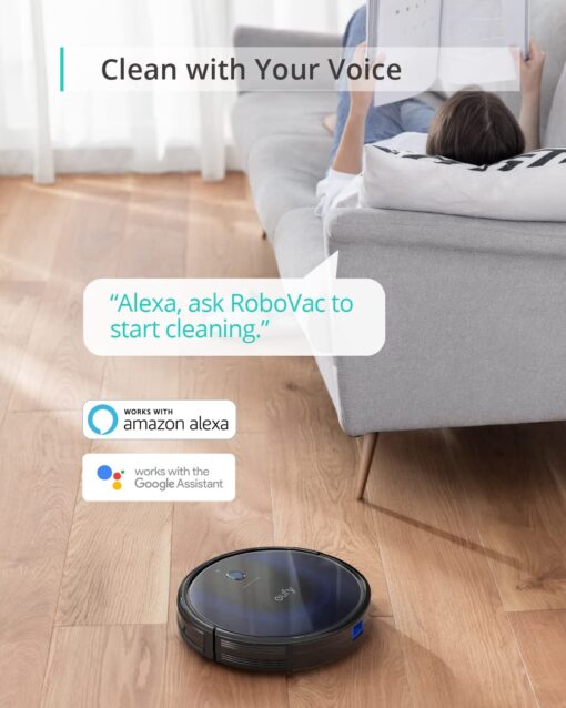 eufy Robot Vacuum 15C MAX, Wi-Fi Connected Robot Vacuum Cleaner, Super Thin, Max 2000pa Suction, Self-Charging Robotic Vacuum Cleaner - Image 5