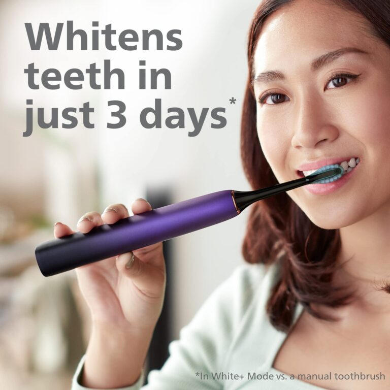 PHILIPS Sonicare 9000 Special Edition Rechargeable Toothbrush, Black/Purple, HX9911/91 - Image 5